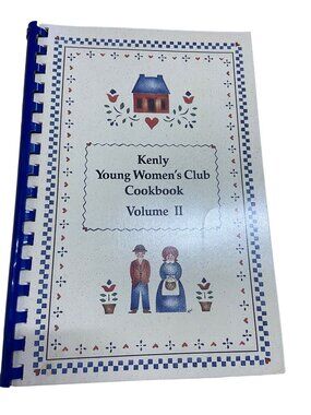 Kenly Young Women’s Club Cookbook Vol II 1987 Vintage Community Recipes Spiral